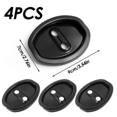 4 Pcs Silicon Car Door Lock Protective Cover