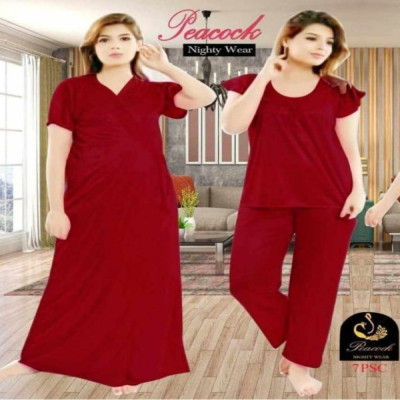 Premium Quality 7 Part Indian Night Dress