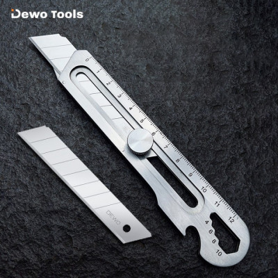 7-in-1 Multifunctional Stainless Steel Utility Knife Box Cutter