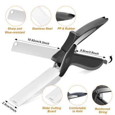 Multifunction 2 in 1 Cutting Board Scissors